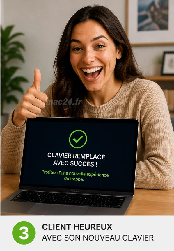 Prix réduit réparation clavier MacBook Pro 16 pouces M1 Max 2021