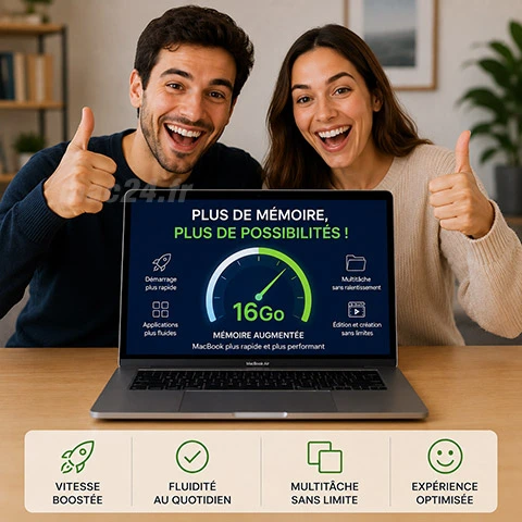 A vendre changement mémoire MacBook Pro 13 pouces 2018 A1989 à PERSAN