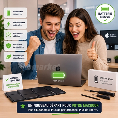 Offre exceptionnelle remplacement de batterie MacBook Air 13 pouces A1304 2009 2.1 Refresh